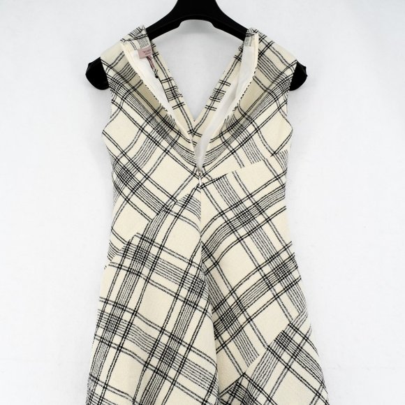 Rebecca Taylor Womens Short Dress Bias-Cut Sleeveless V-Neck A-Line NEW Size 0 - Picture 5 of 7